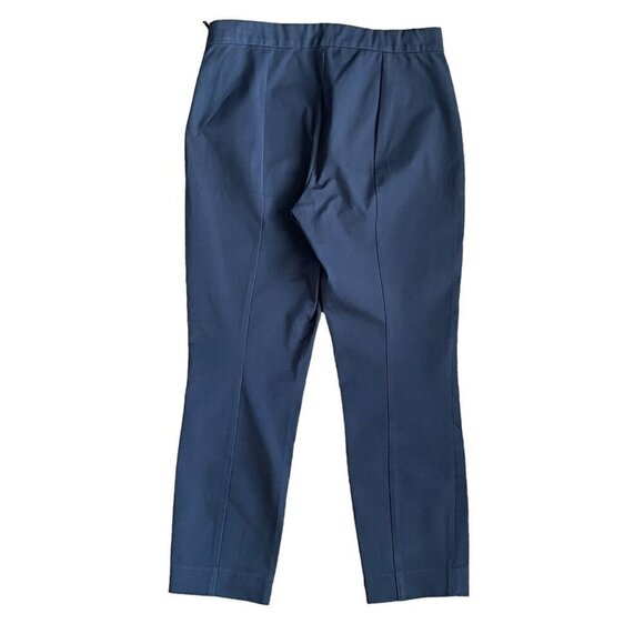 Everlane Side Zip Stretch Cotton Pant Womens Sz 10 Gray Ankle Fit Minimalist - Picture 8 of 10